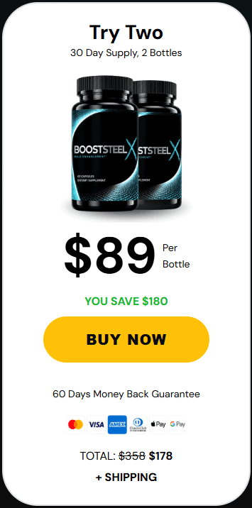 Buy BoostSteelX 1 Bottle